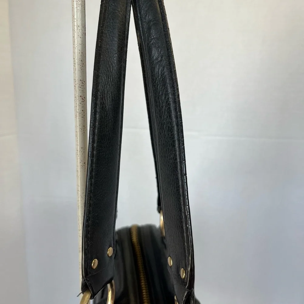 Michael Kors Black Buckle Satchel